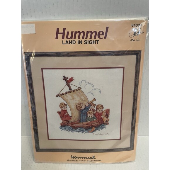 Hummel Other - Hummel Land In Sight Counted Cross Stitch Kit VTG #84034 JCA